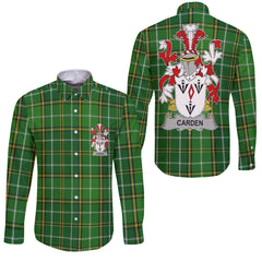 Carden Long Sleeve Button Shirts Crest And National Plaid Style