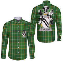 Carleton Long Sleeve Button Shirts Crest And National Plaid Style