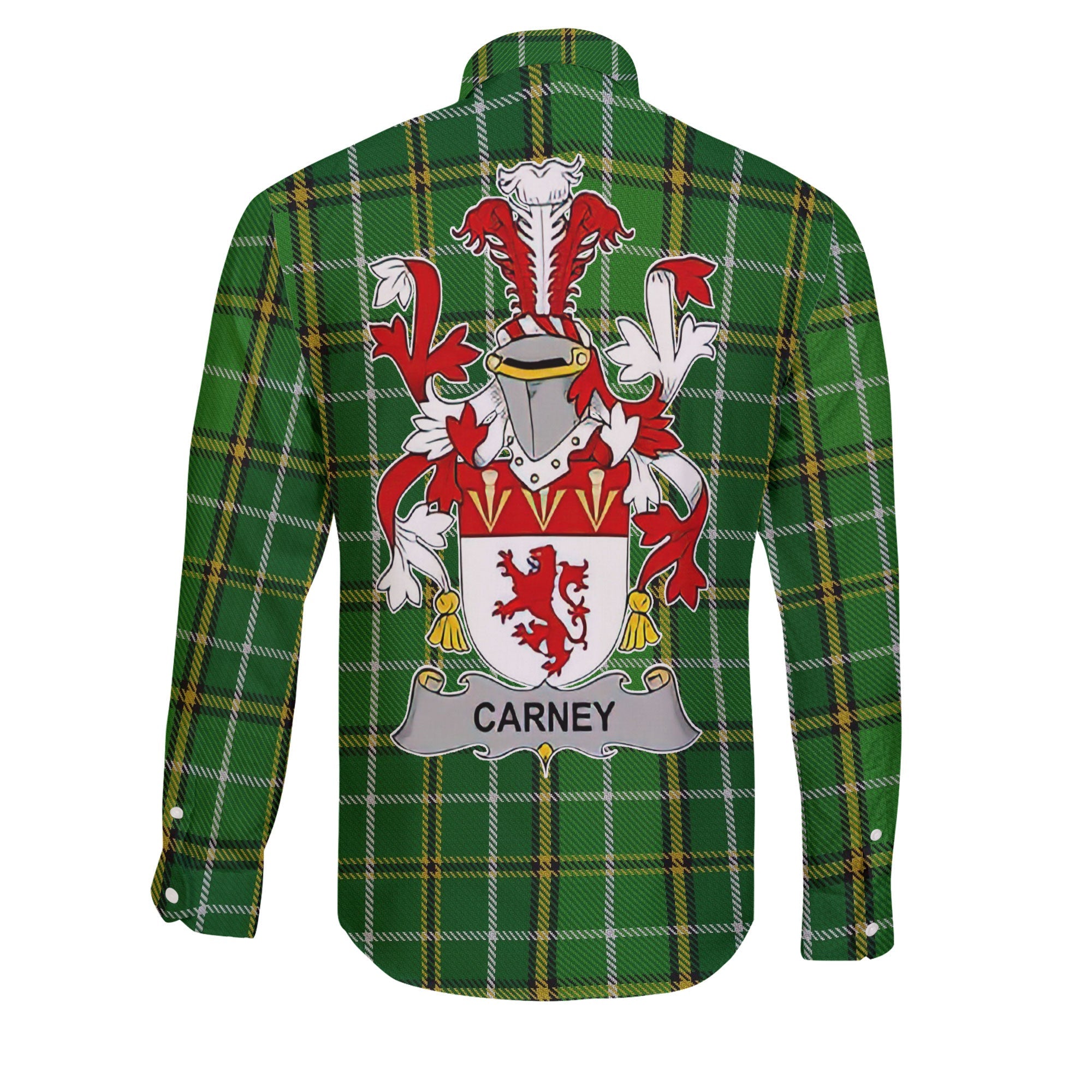 Carney Long Sleeve Button Shirts Crest And National Plaid Style