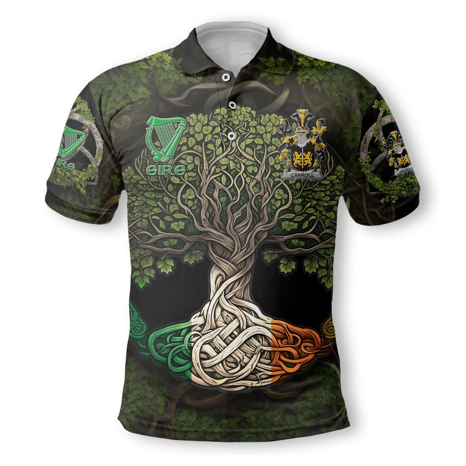 Carroll or O Carroll Polo Shirts Ireland Is My Root Style