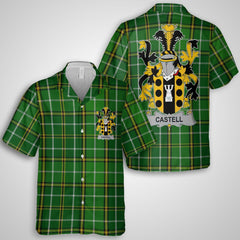 Castell Hawaiian Shirts Crest And National Plaid Style