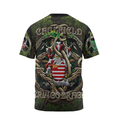 Caulfield or Gaffney T-Shirts Ireland Is My Root Style