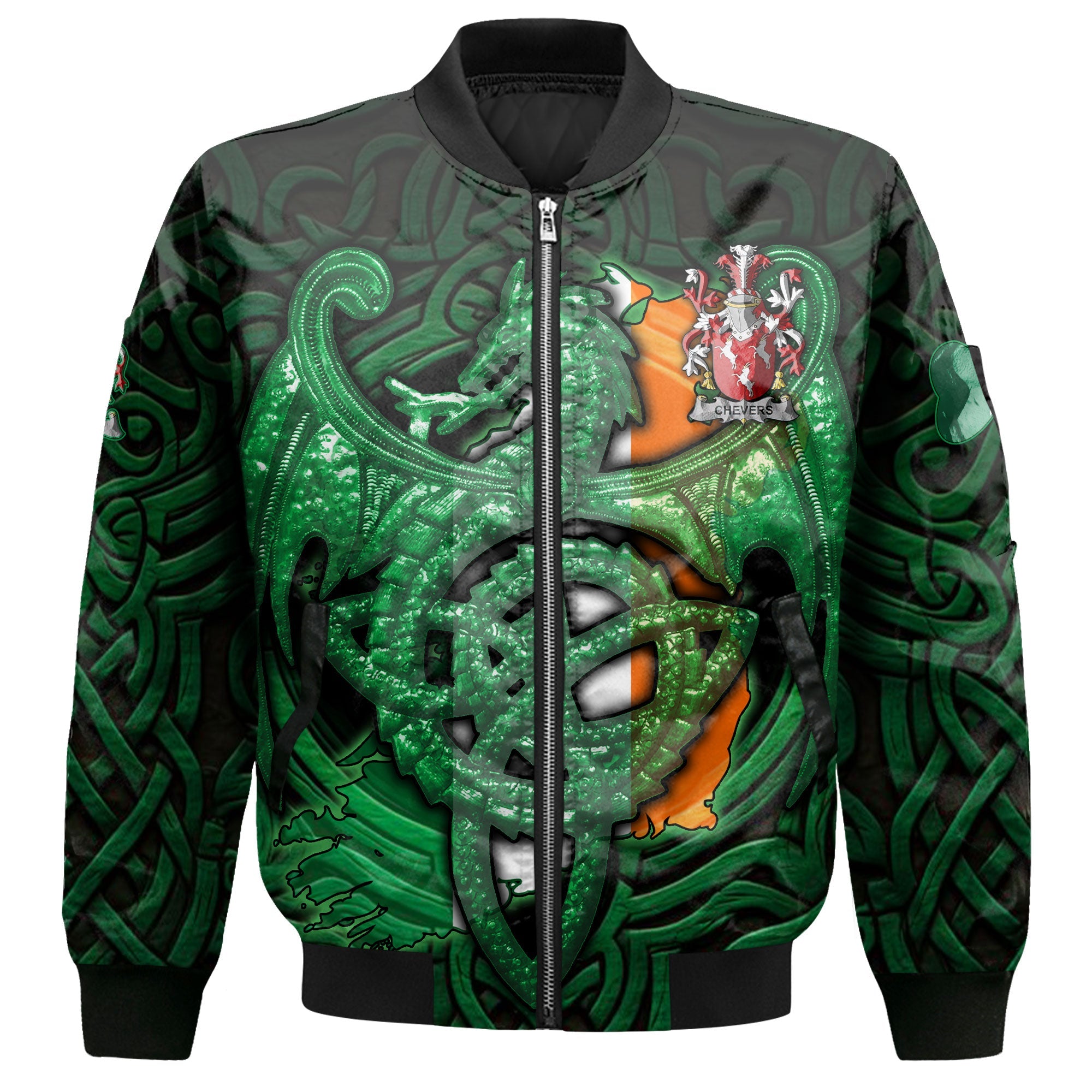 Chevers Bomber Jackets The Green Dragon Of Ireland Style