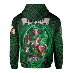 Chevers Hoodies The Green Dragon Of Ireland Style