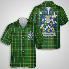 Chinnery Hawaiian Shirts Crest And National Plaid Style