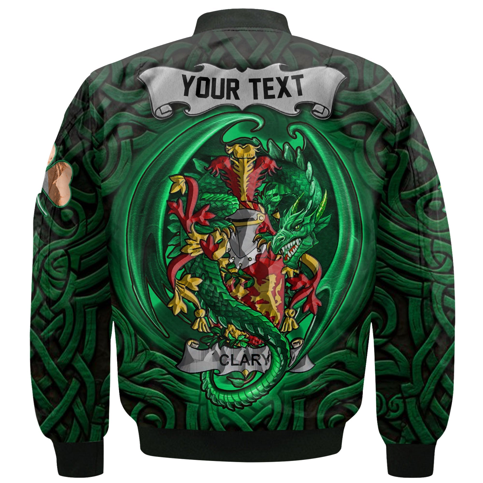 Clary or O Clary Bomber Jackets The Green Dragon Of Ireland Style