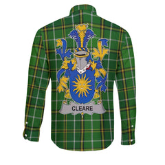 Cleare Long Sleeve Button Shirts Crest And National Plaid Style