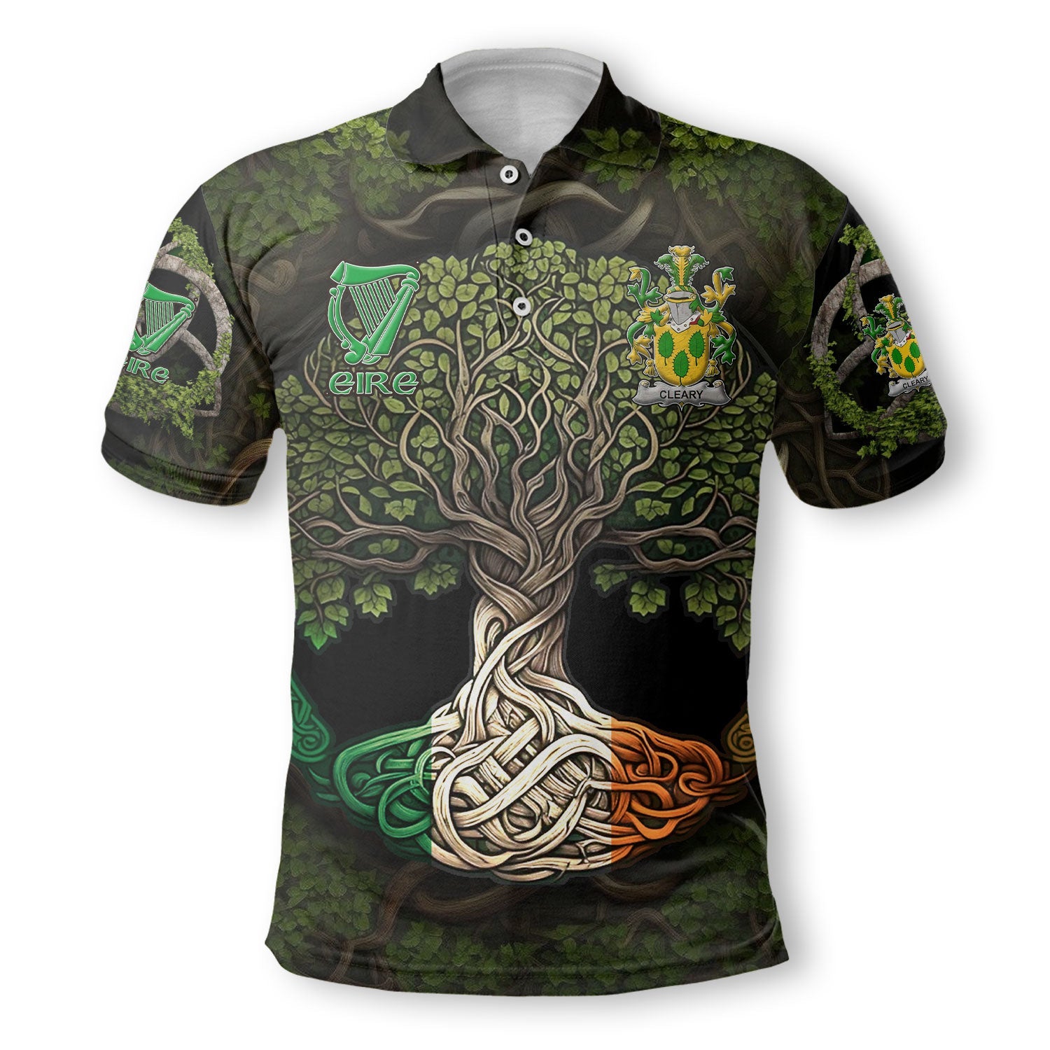 Cleary or O Clery Polo Shirts Ireland Is My Root Style