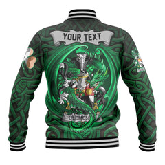 Clements Baseball Jackets The Green Dragon Of Ireland Style