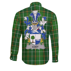 Coey or McCoey Long Sleeve Button Shirts Crest And National Plaid Style