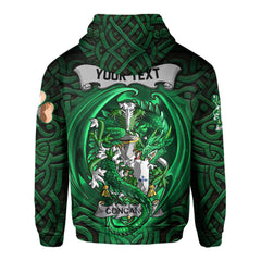 Concanon or O Concanon Hoodies The Green Dragon Of Ireland Style