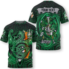 Connell or O Connell T-Shirts The Green Dragon Of Ireland Style