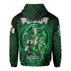 Connor or O Connor Corcomroe Hoodies The Green Dragon Of Ireland Style