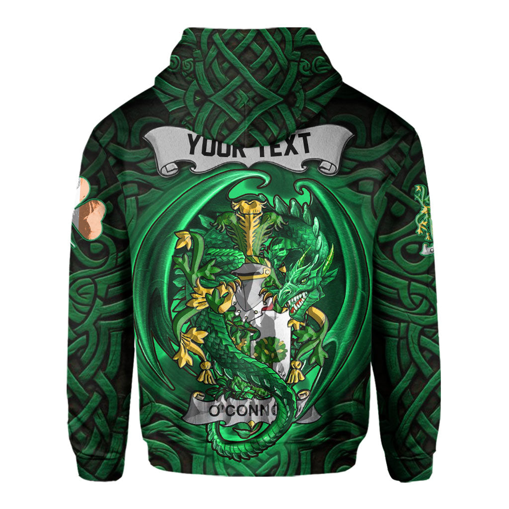 Connor or O Connor Sligo Hoodies The Green Dragon Of Ireland Style