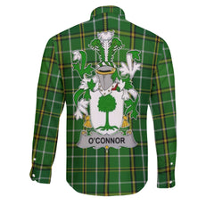 Connor or O Connor Don Long Sleeve Button Shirts Crest And National Plaid Style