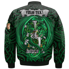 Connor or O Connor Faly Bomber Jackets The Green Dragon Of Ireland Style