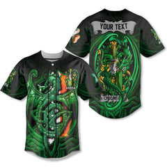 Connor or O Connor Kerry Baseball Jerseys The Green Dragon Of Ireland Style