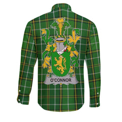Connor or O Connor Kerry Long Sleeve Button Shirts Crest And National Plaid Style