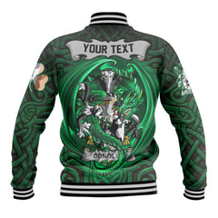 Conolly or O Conolly Baseball Jackets The Green Dragon Of Ireland Style