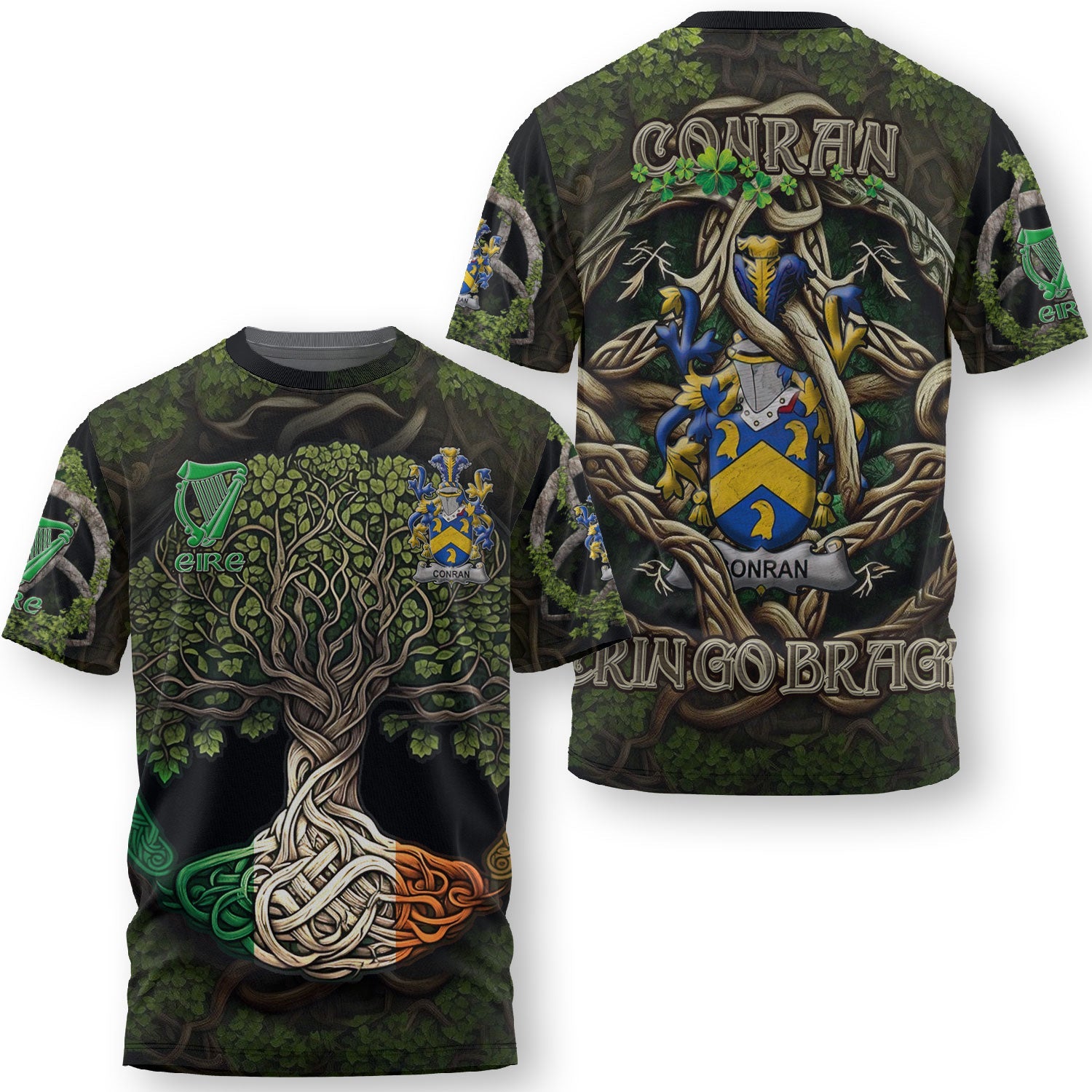 Conran or O Condron T-Shirts Ireland Is My Root Style