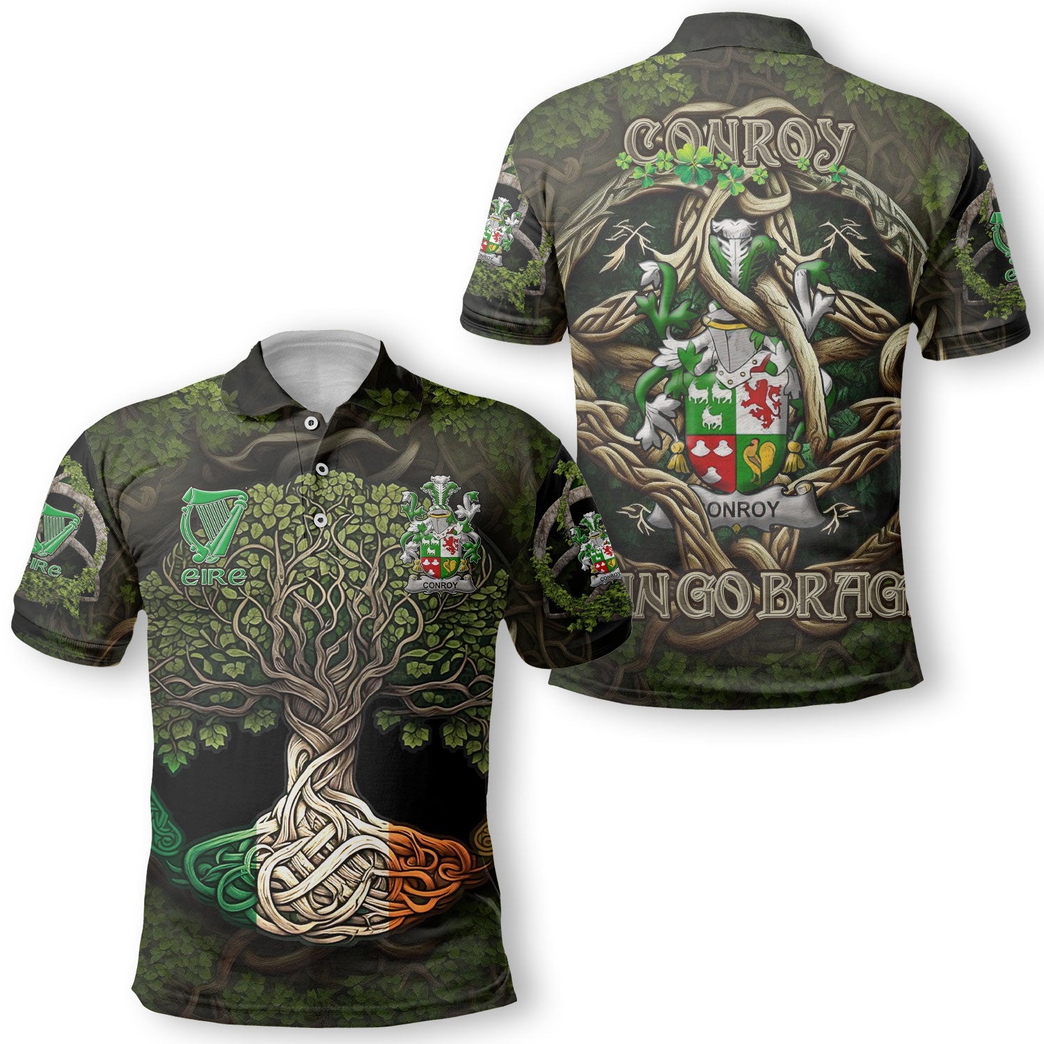 Conroy or O Conry Polo Shirts Ireland Is My Root Style