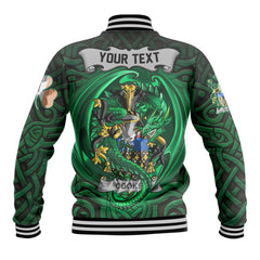 Cooke Baseball Jackets The Green Dragon Of Ireland Style