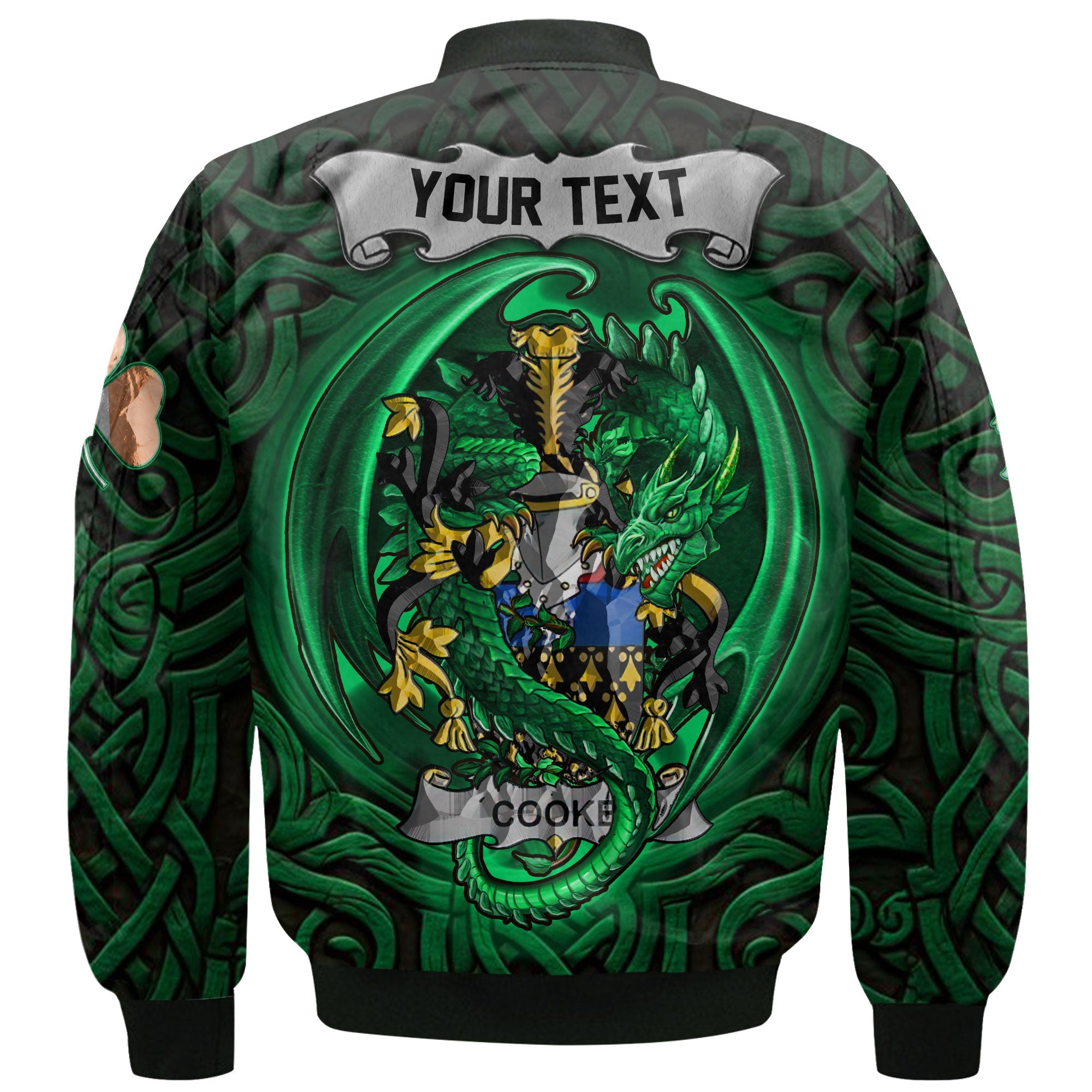 Cooke Bomber Jackets The Green Dragon Of Ireland Style