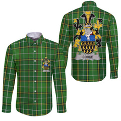 Cooke Long Sleeve Button Shirts Crest And National Plaid Style