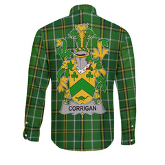Corrigan or O Corrigan Long Sleeve Button Shirts Crest And National Plaid Style