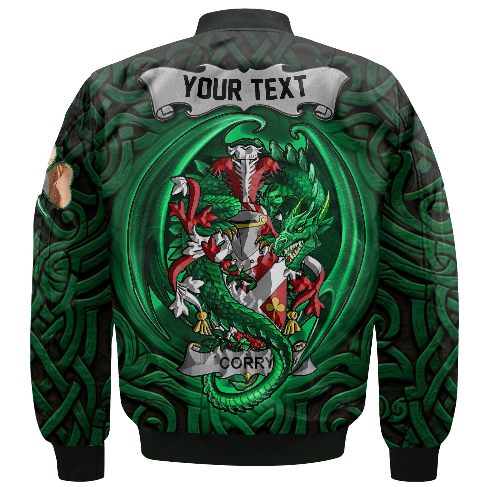 Corry or O Corry Bomber Jackets The Green Dragon Of Ireland Style