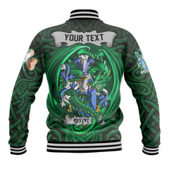 Cotter or MacCotter Baseball Jackets The Green Dragon Of Ireland Style