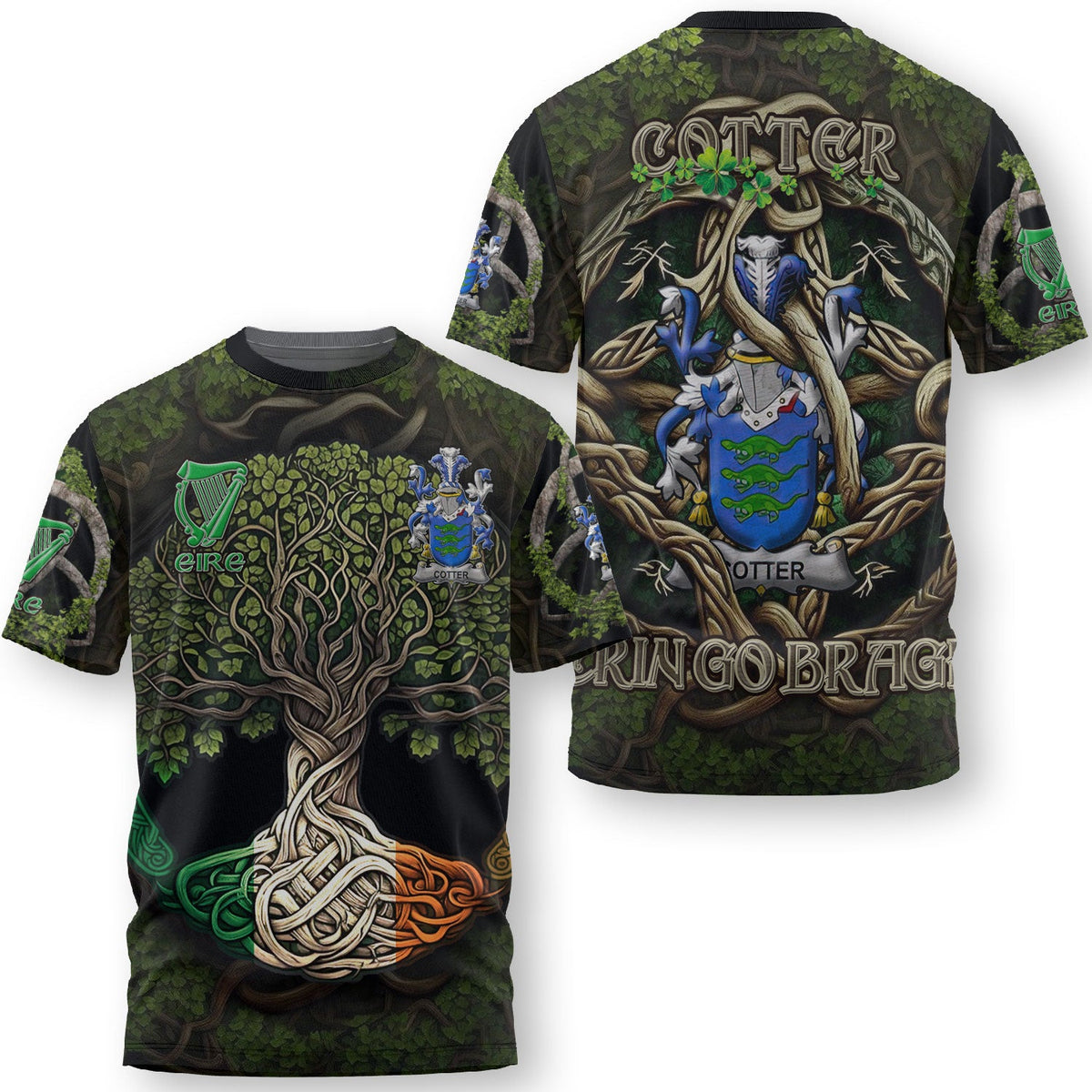 Cotter or MacCotter T-Shirts Ireland Is My Root Style