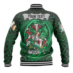 Courcy de Lord Kingsale Baseball Jackets The Green Dragon Of Ireland Style