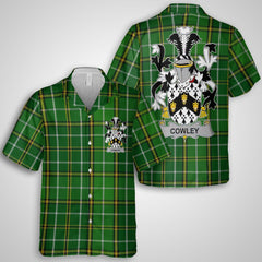 Cowley or Cooley Hawaiian Shirts Crest And National Plaid Style