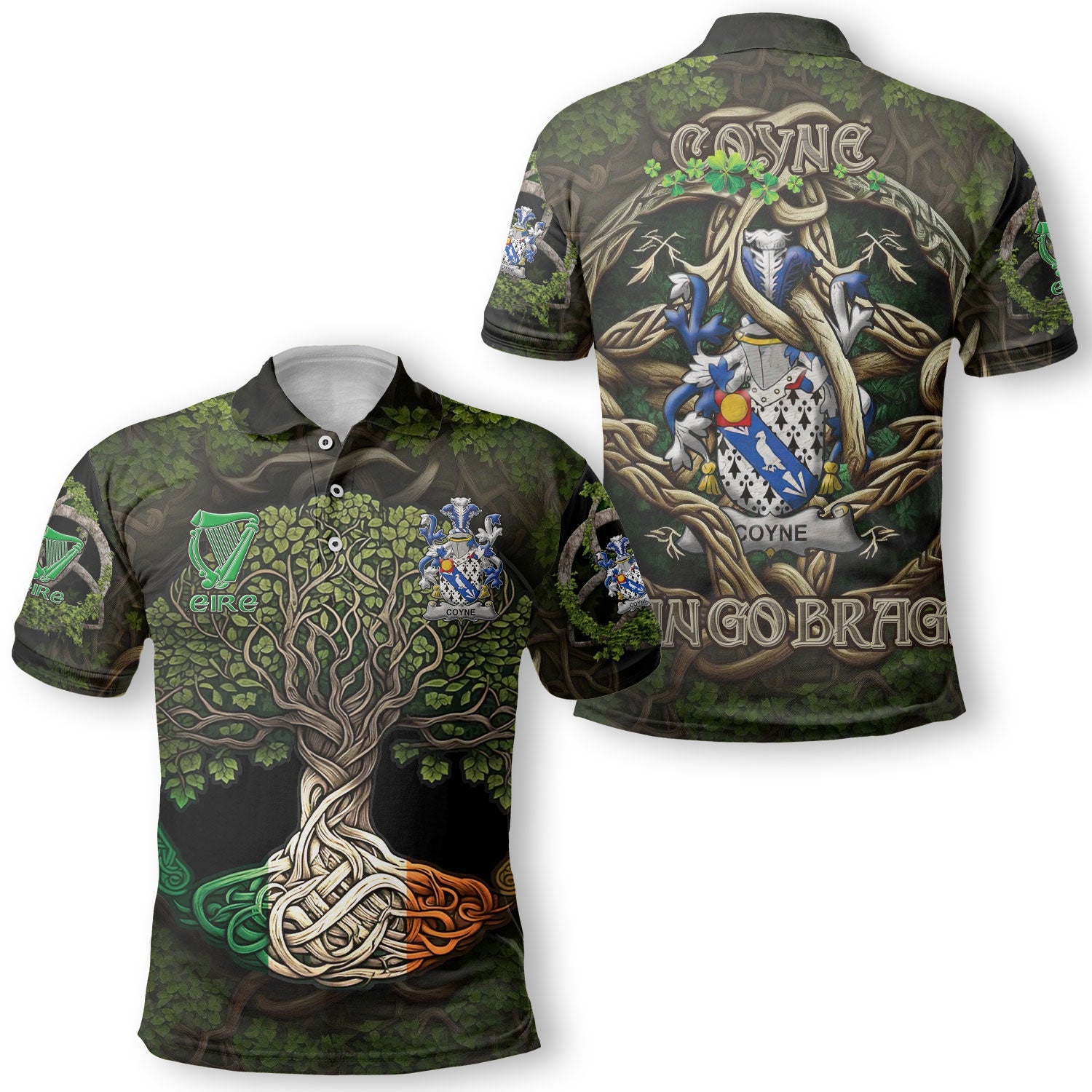 Coyne or O Coyne Polo Shirts Ireland Is My Root Style