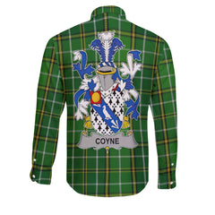 Coyne or O Coyne Long Sleeve Button Shirts Crest And National Plaid Style