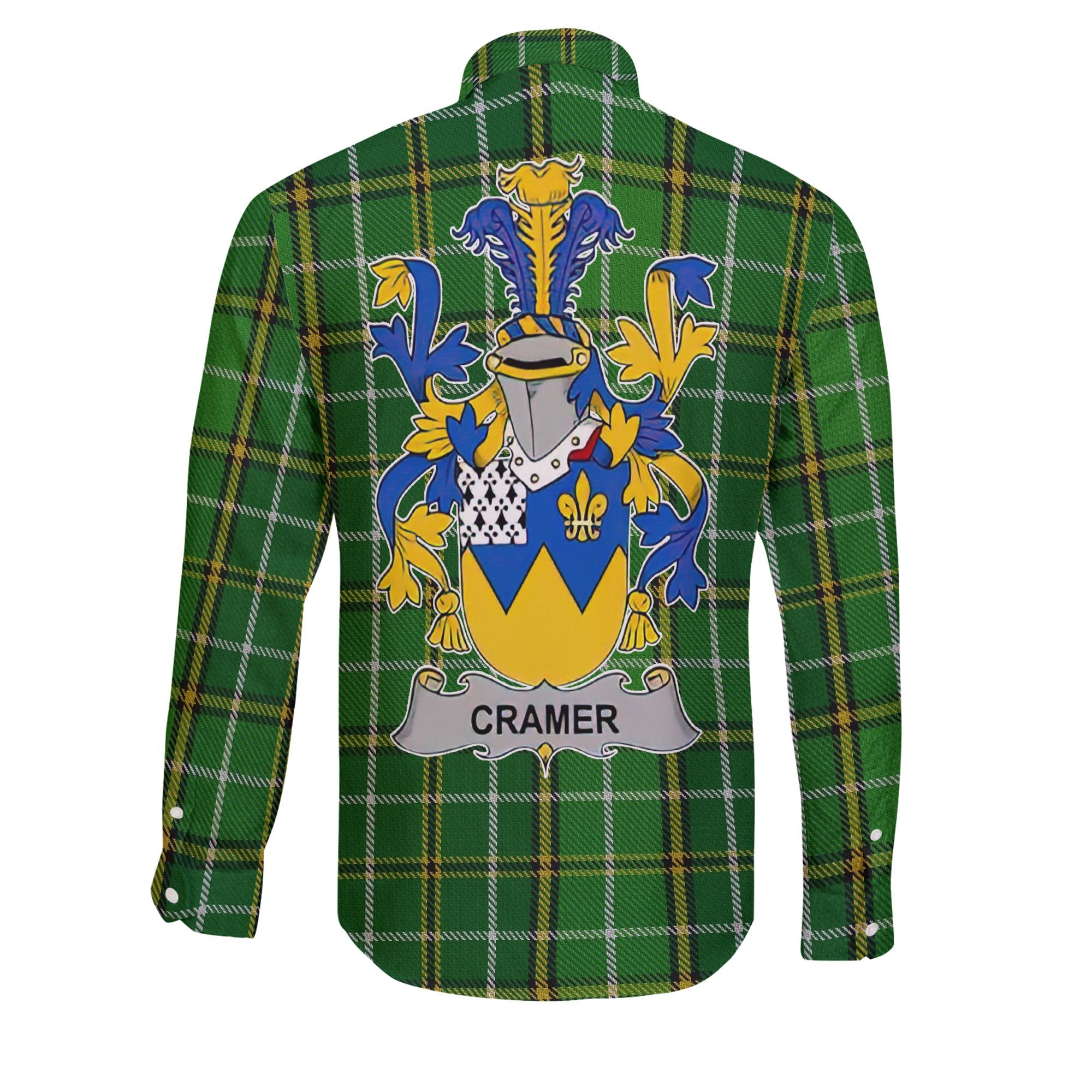 Cramer Long Sleeve Button Shirts Crest And National Plaid Style