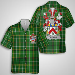 Creagh Hawaiian Shirts Crest And National Plaid Style