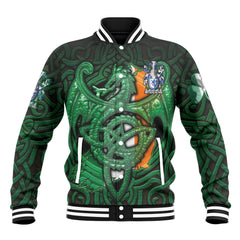 Creighton Baseball Jackets The Green Dragon Of Ireland Style