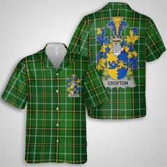 Crofton Hawaiian Shirts Crest And National Plaid Style