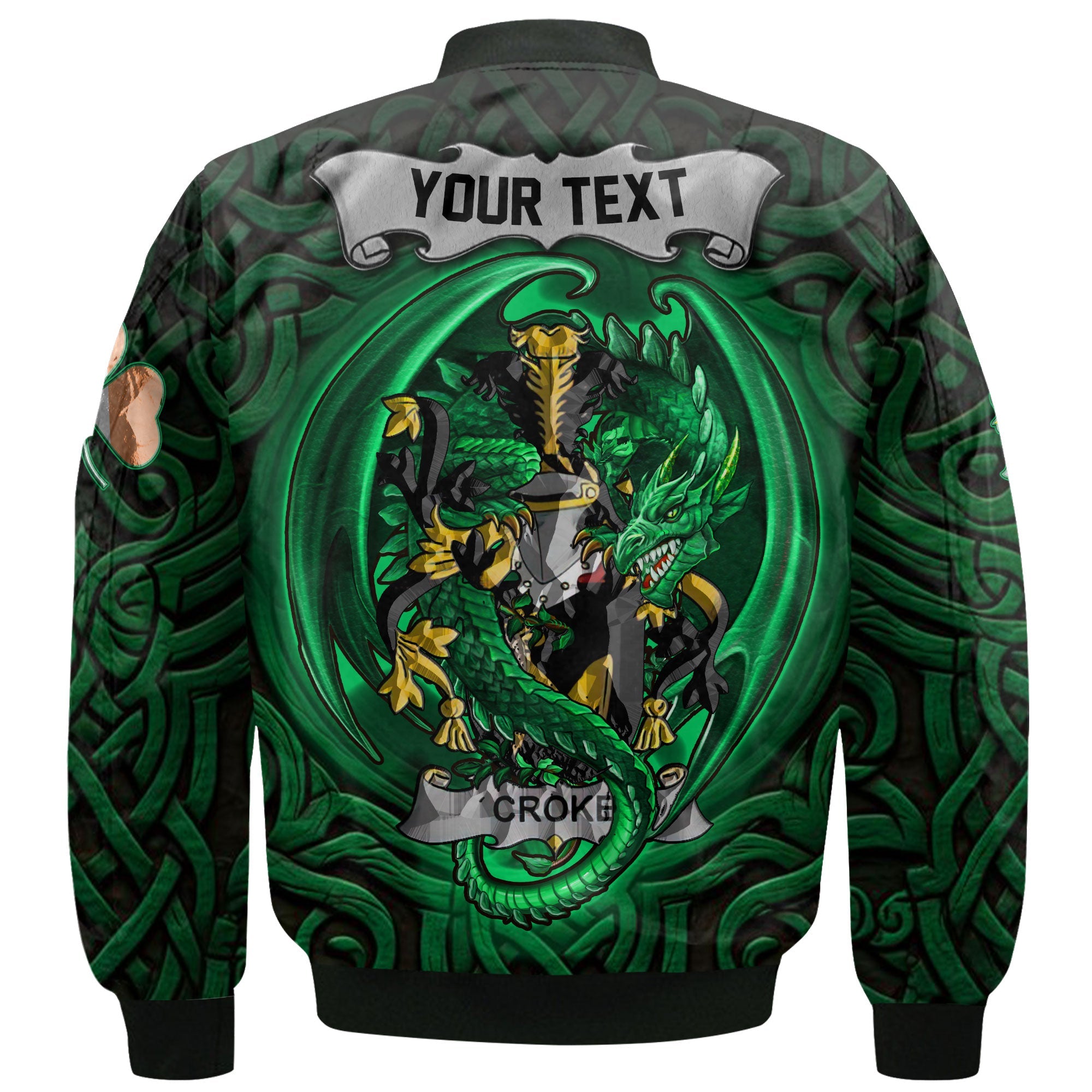 Croke Bomber Jackets The Green Dragon Of Ireland Style