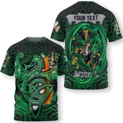 Croke T-Shirts The Green Dragon Of Ireland Style