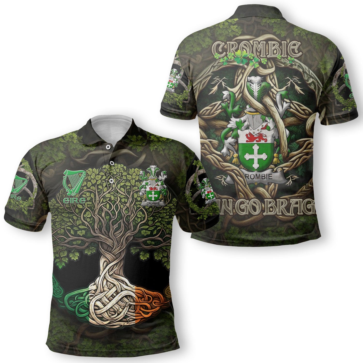 Crombie Polo Shirts Ireland Is My Root Style