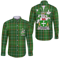 Crombie Long Sleeve Button Shirts Crest And National Plaid Style