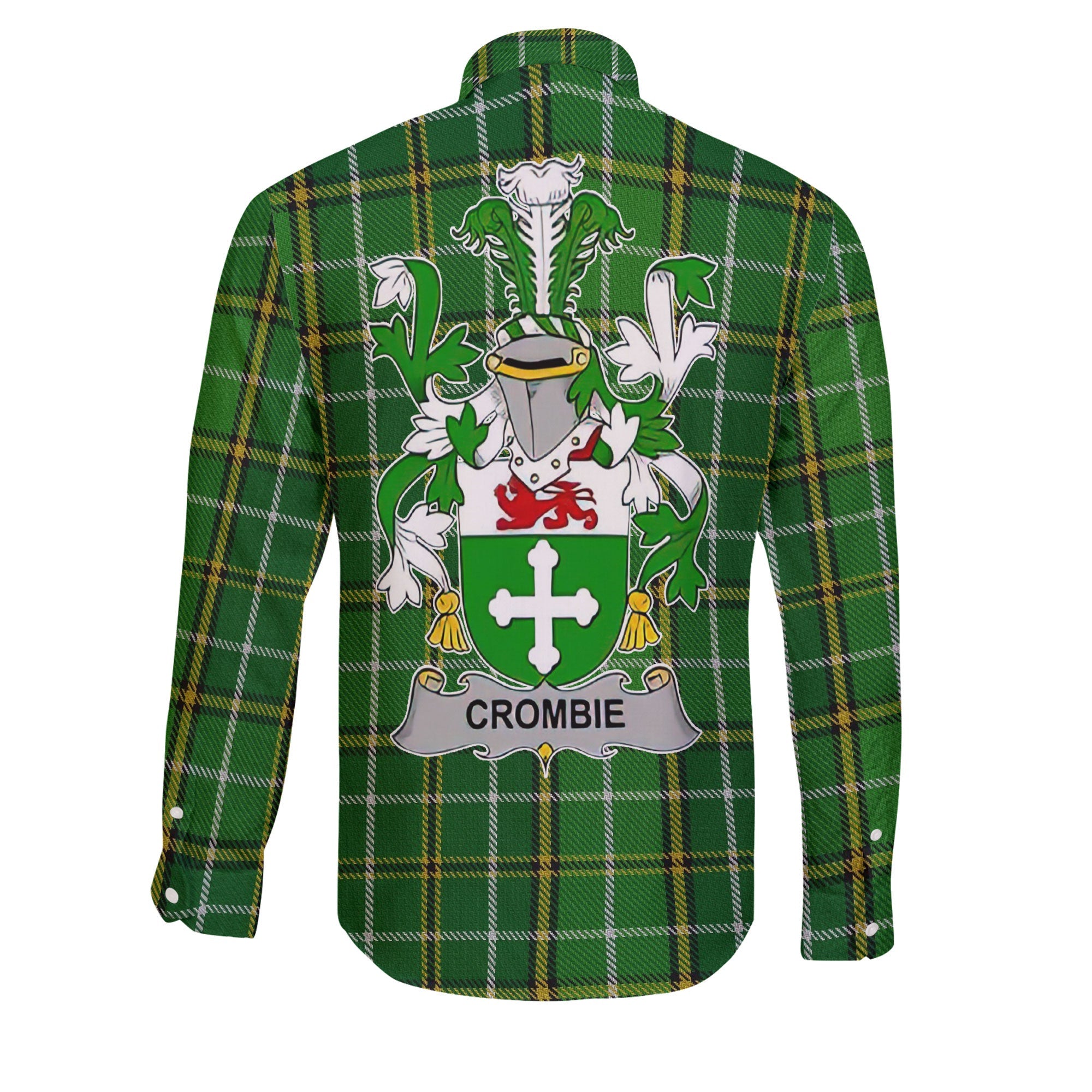 Crombie Long Sleeve Button Shirts Crest And National Plaid Style