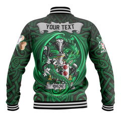 Cromie Baseball Jackets The Green Dragon Of Ireland Style