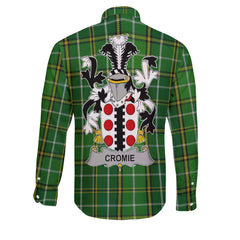 Cromie Long Sleeve Button Shirts Crest And National Plaid Style
