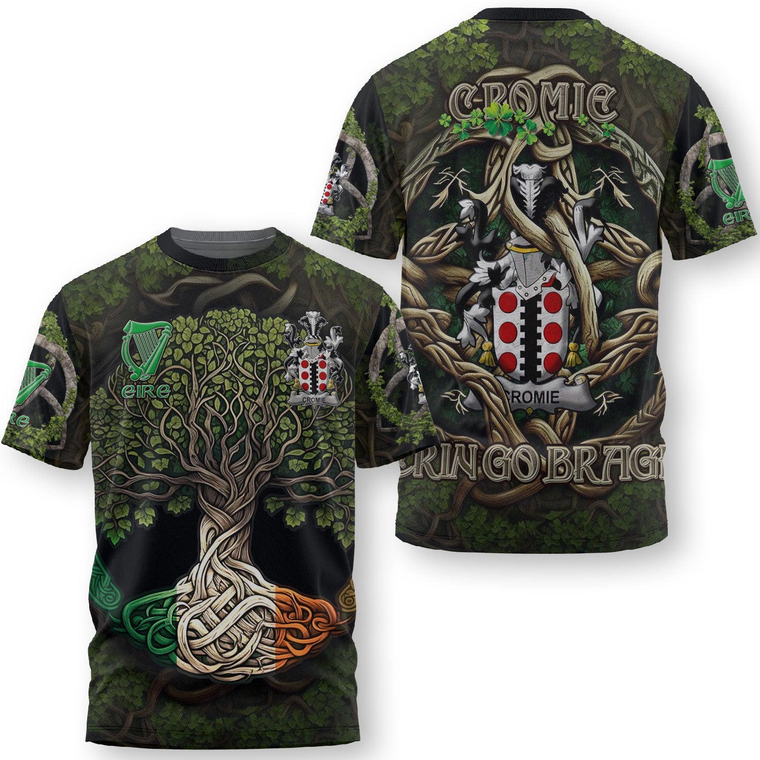 Cromie T-Shirts Ireland Is My Root Style
