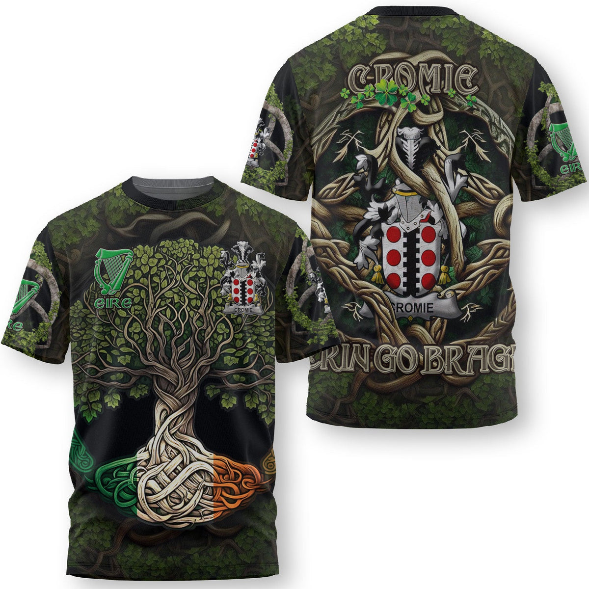 Cromie T-Shirts Ireland Is My Root Style