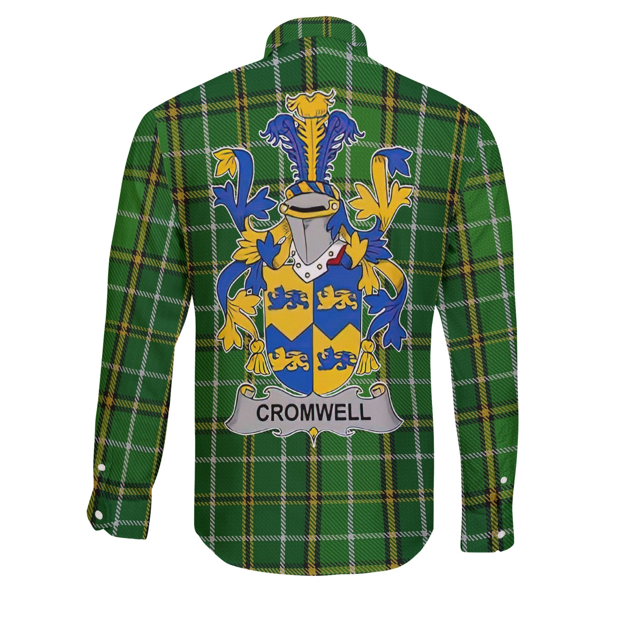 Cromwell Long Sleeve Button Shirts Crest And National Plaid Style